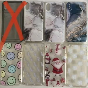 Mobilskal iPhone X/XS - ❗️Alla finns kvar❗️5 kr per skal eller de kvar för 35 kr❤️14 st mobilskal från olika ställen, Ideal of Sweden skalet har gått sönder i hörnet som man ser på tredje bilden, paketpris kan fixas❤️