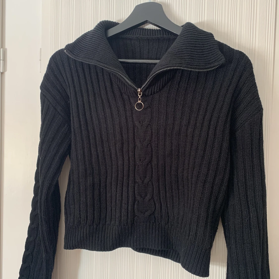 Stickad långärmad - 90