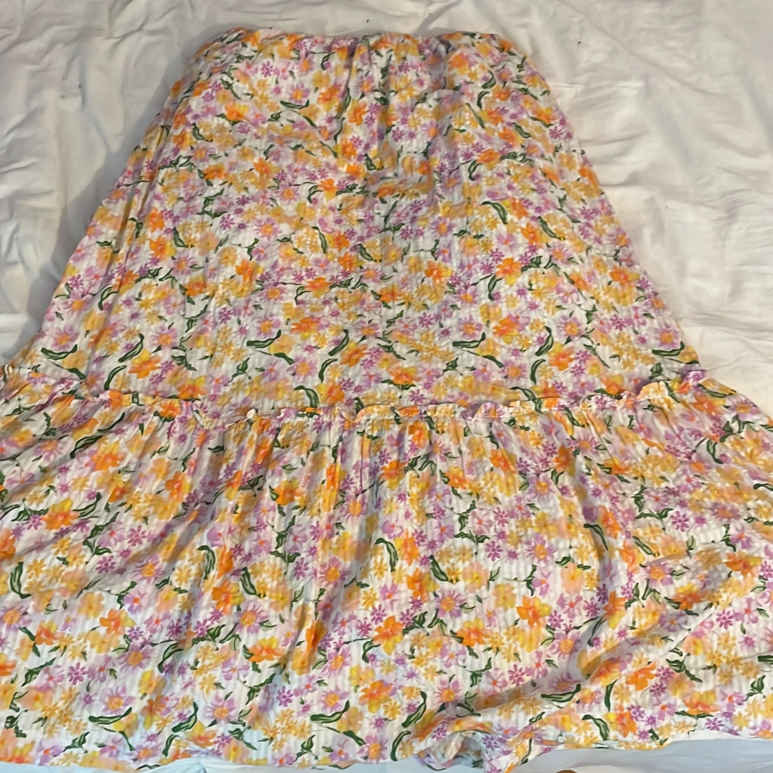 Blommig långklänning - 90