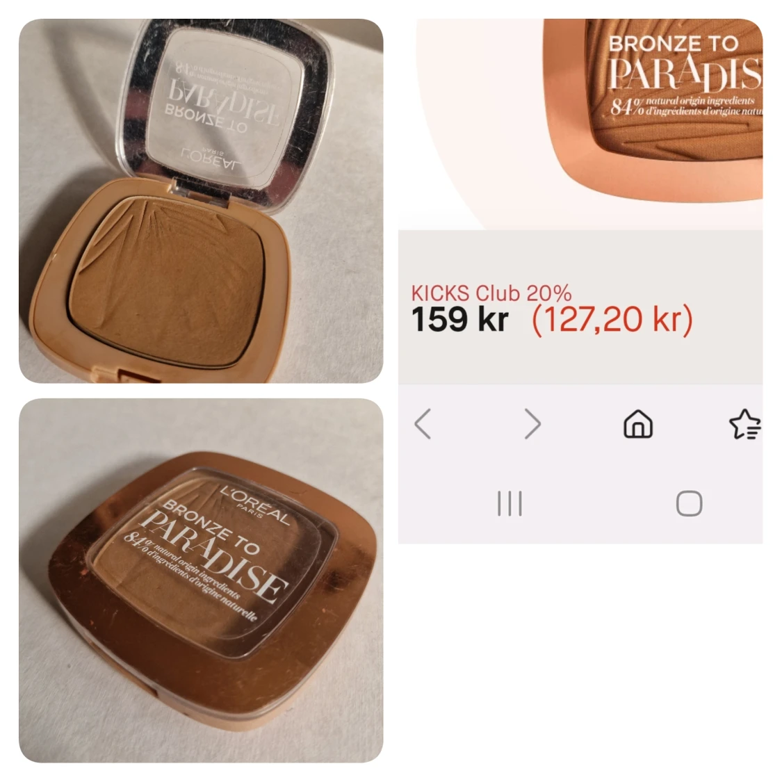 Loreal bronzer - smink