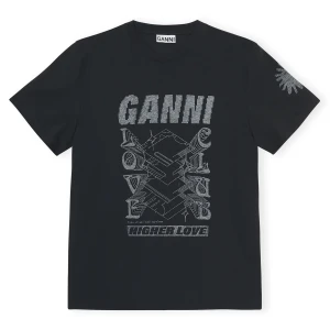 Ganni t-shirt - Säljer denna ganni t shirten som är slutsåld och använd tre gånger ❤️ köpt för 850kr