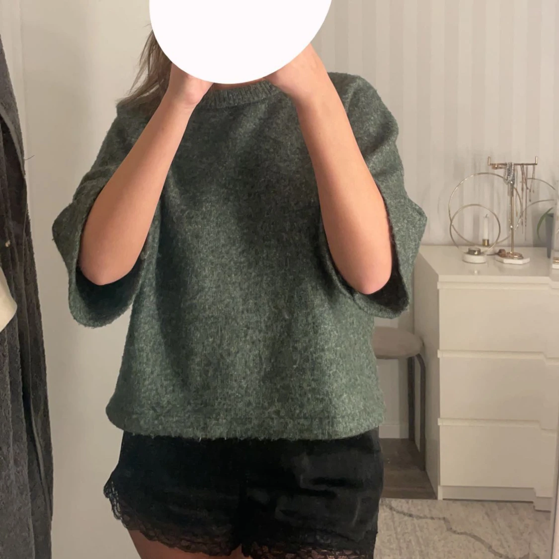 Stickad T-shirt  - 90