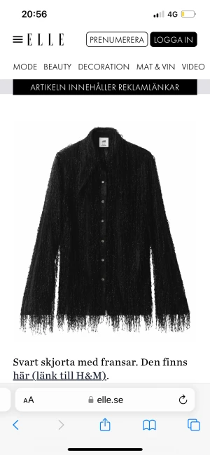 H&M Studio - niiiiiice skjorta från h&m’s kanske bästa studio kollektion :—) oanvänd men jag har handtvättat den! storlek 40 men lika fin på 38. 