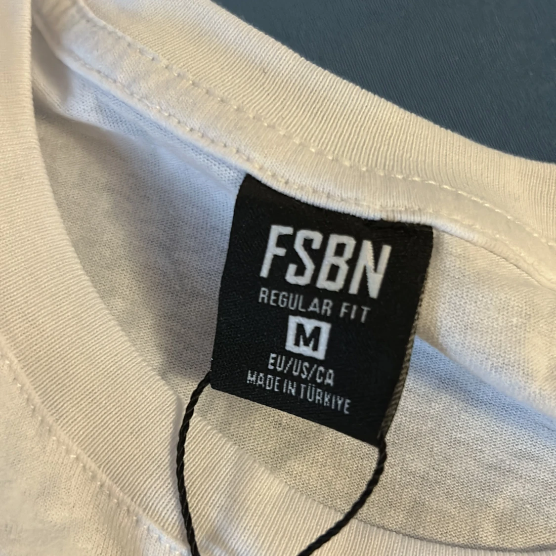 Relaxed fit white tee  - 91