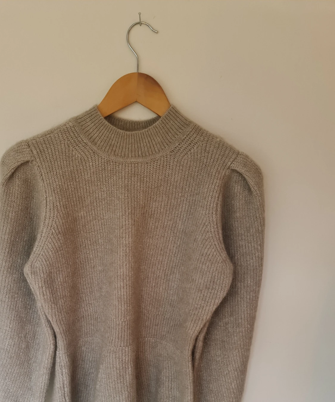 Stickad tröja H&M ull figursydd - 90