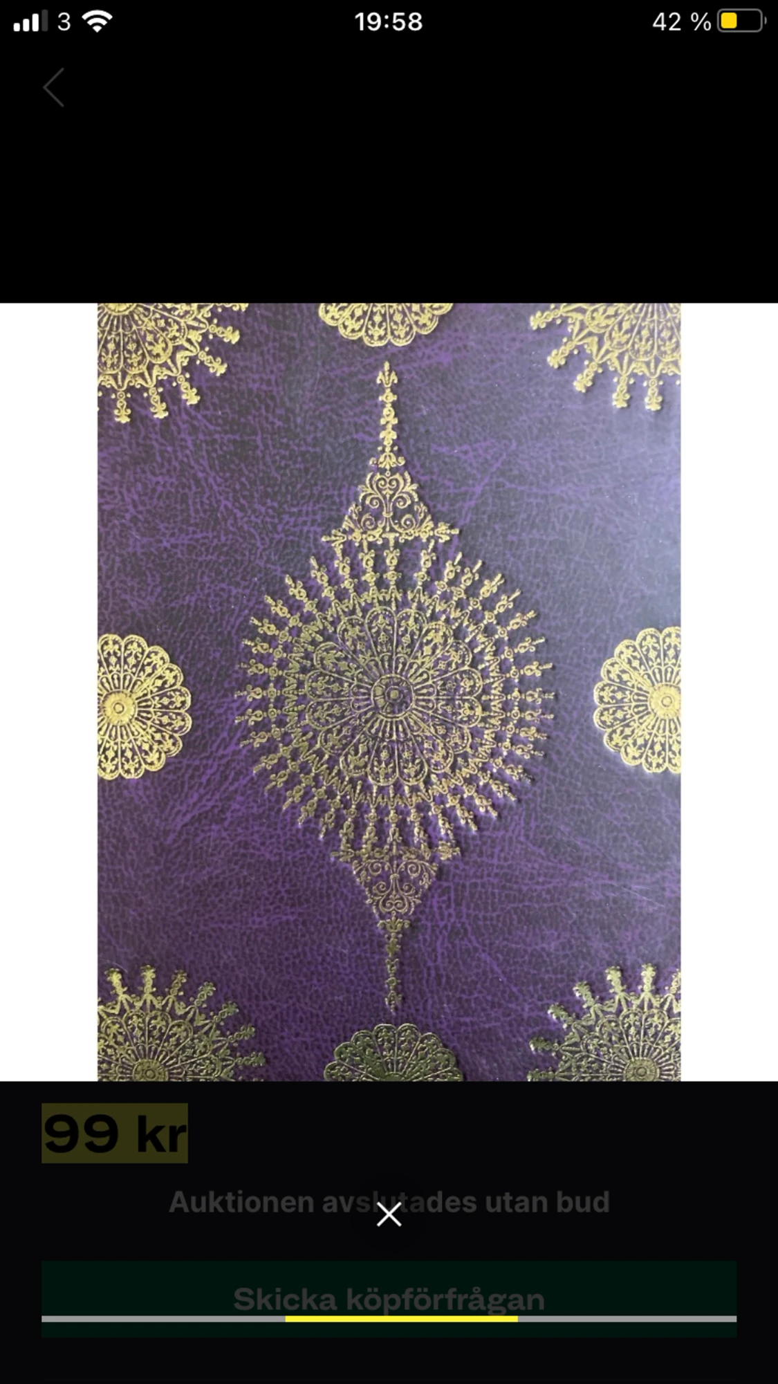 Lila ny anteckningsbok linjer sol mystik andlighet spiritualitet - 90