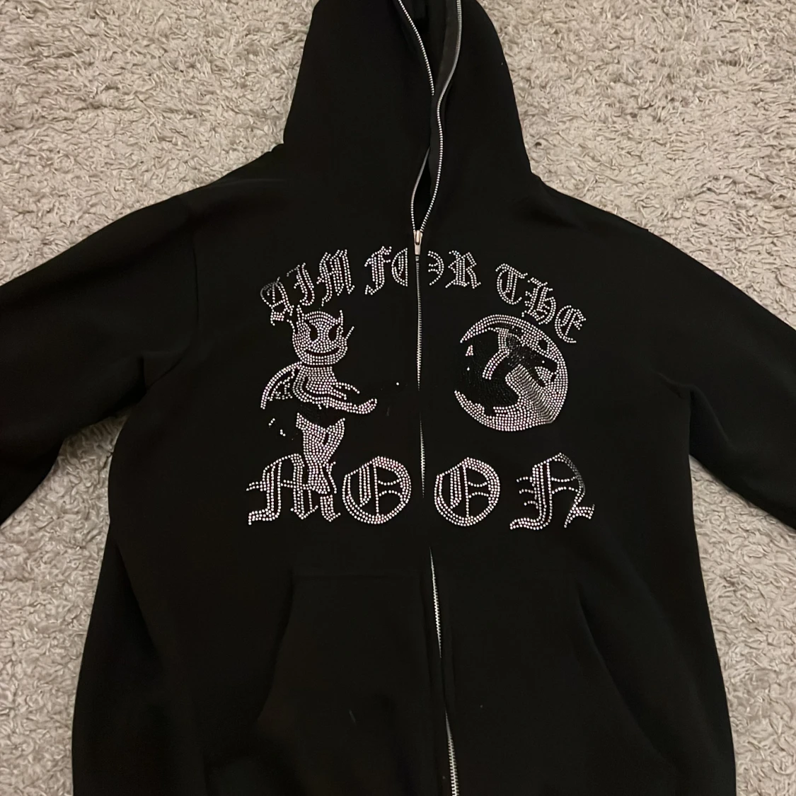 Aim for the moon zip hoodie  - 91