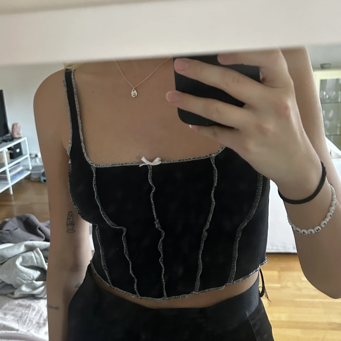 mjuk korsettopp  - 90