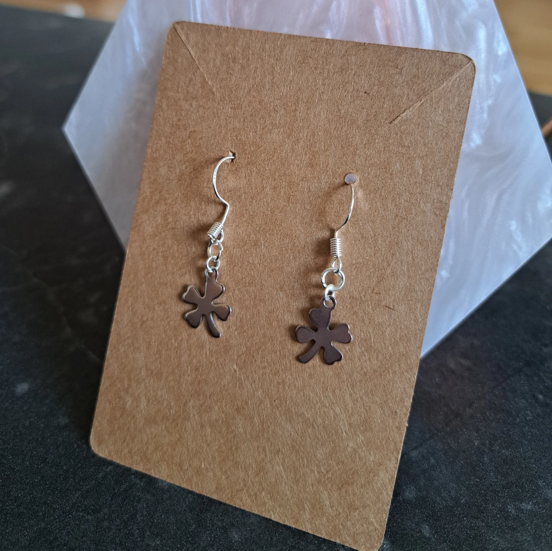 Örhänge silver/ rostfritt stål - 91