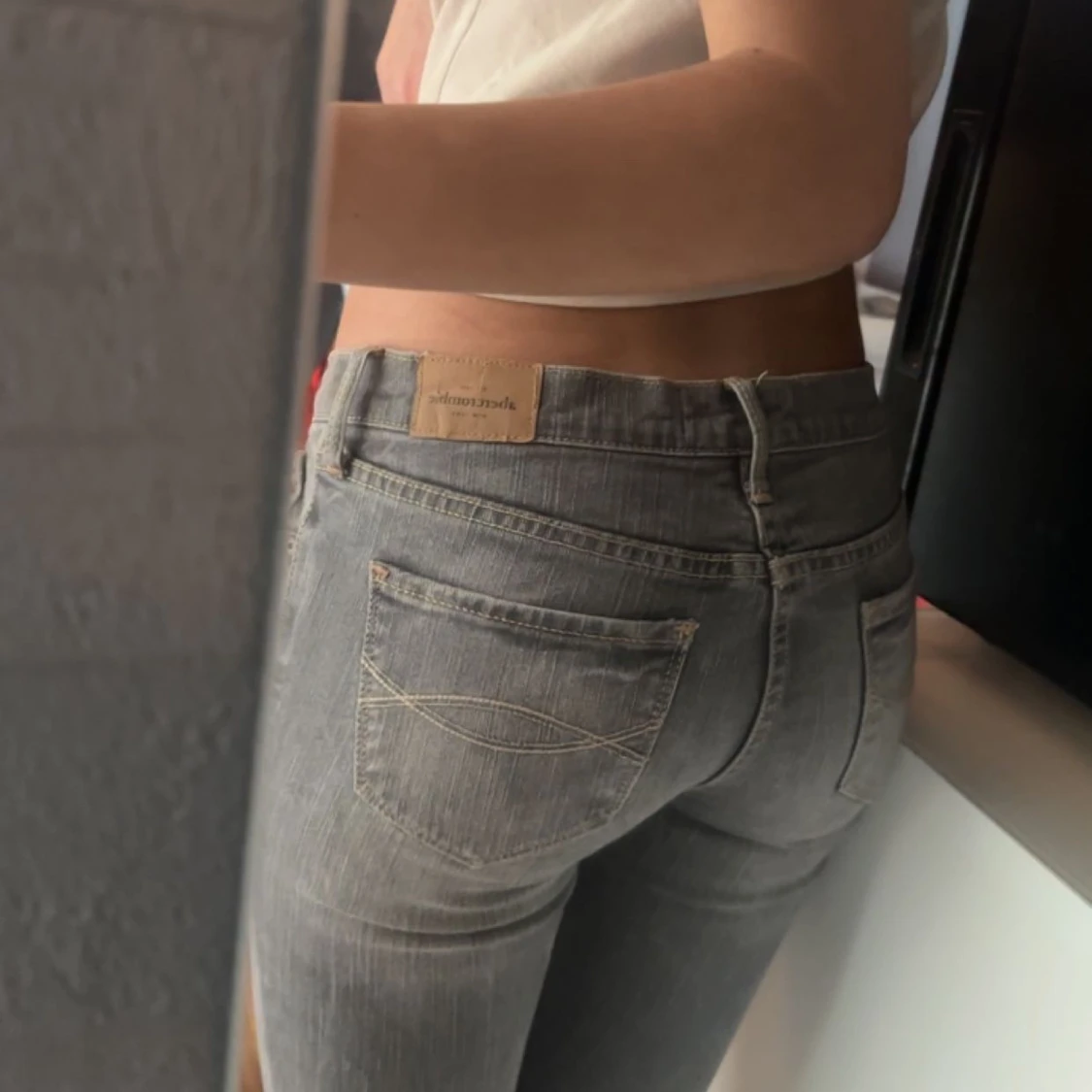 Lågmidjade jeans  - 90