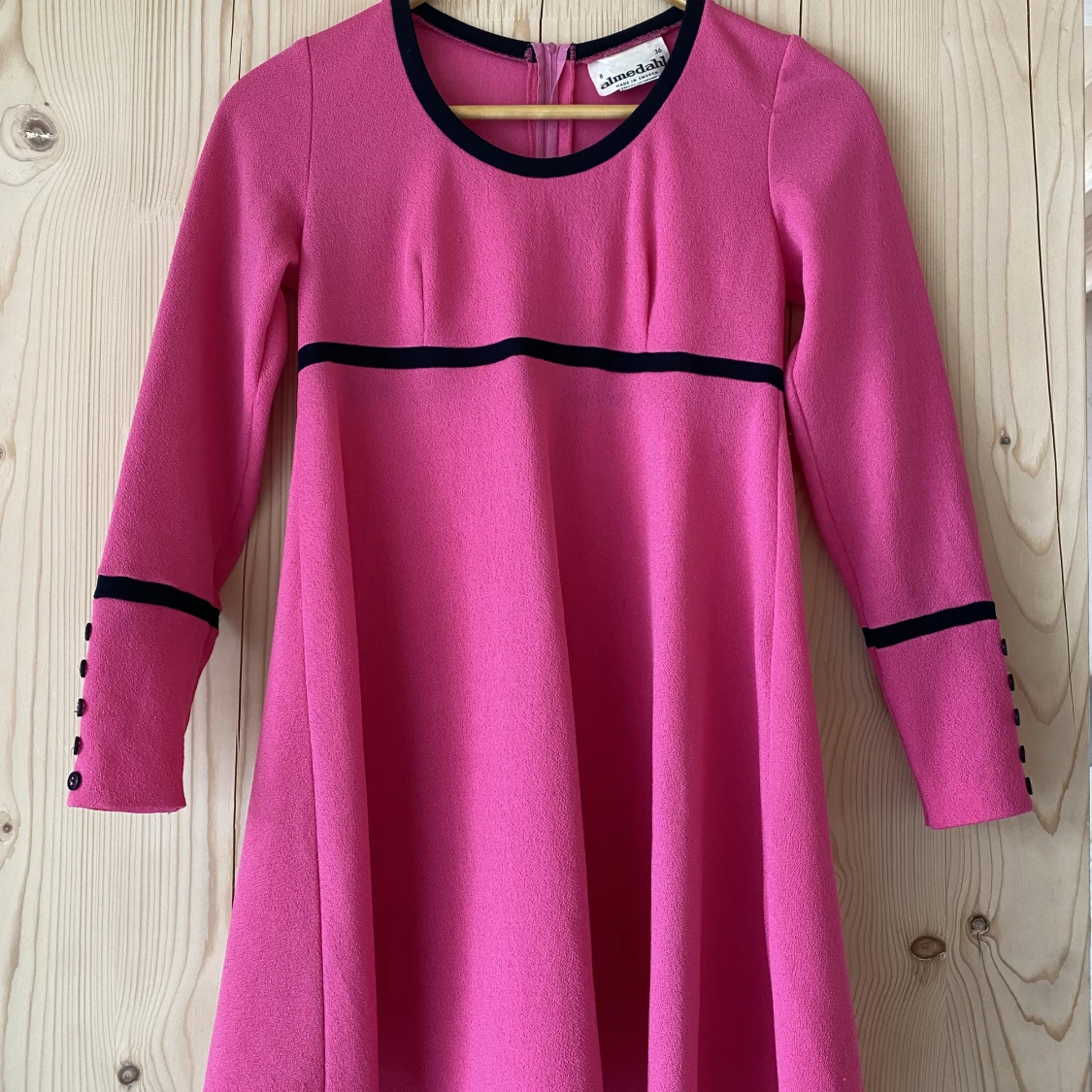 Vintage rosa 60-talsklänning