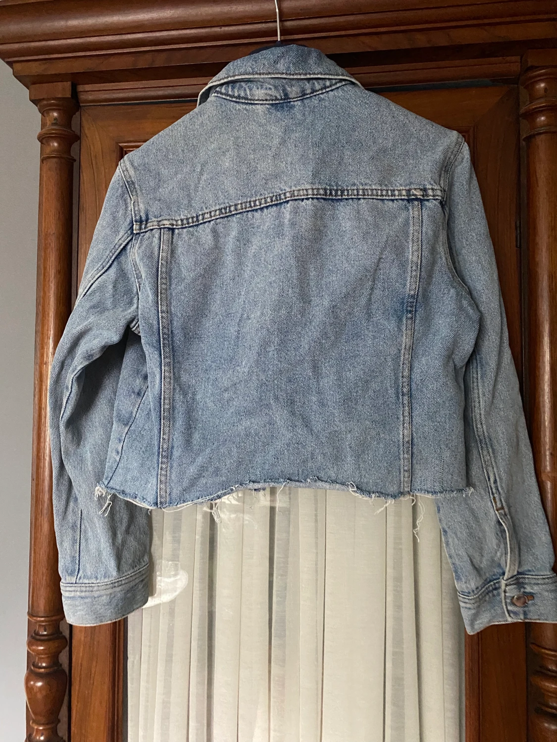 Jeansjacka croppad  - 90