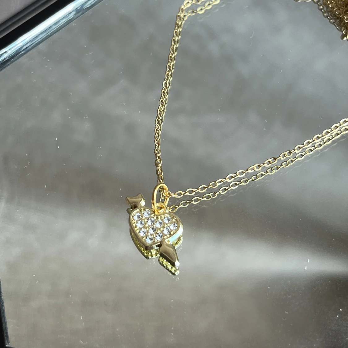 Hjärthalsband 008💘 - 90