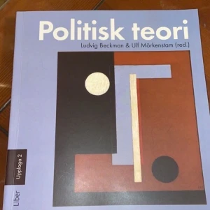 Politisk teori bok - Politisk teori bok skriven av Ludvig & Ulf (2016) andra upplagan. Beställde fel bok, aldrig använd och i fint skick. Kan skickas omgående eller mötas upp i göteborg!