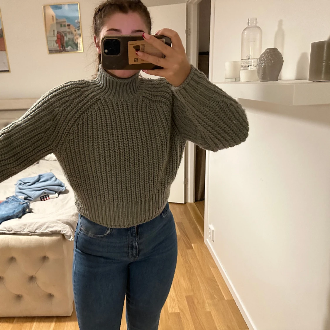 Stickad tröja - 90
