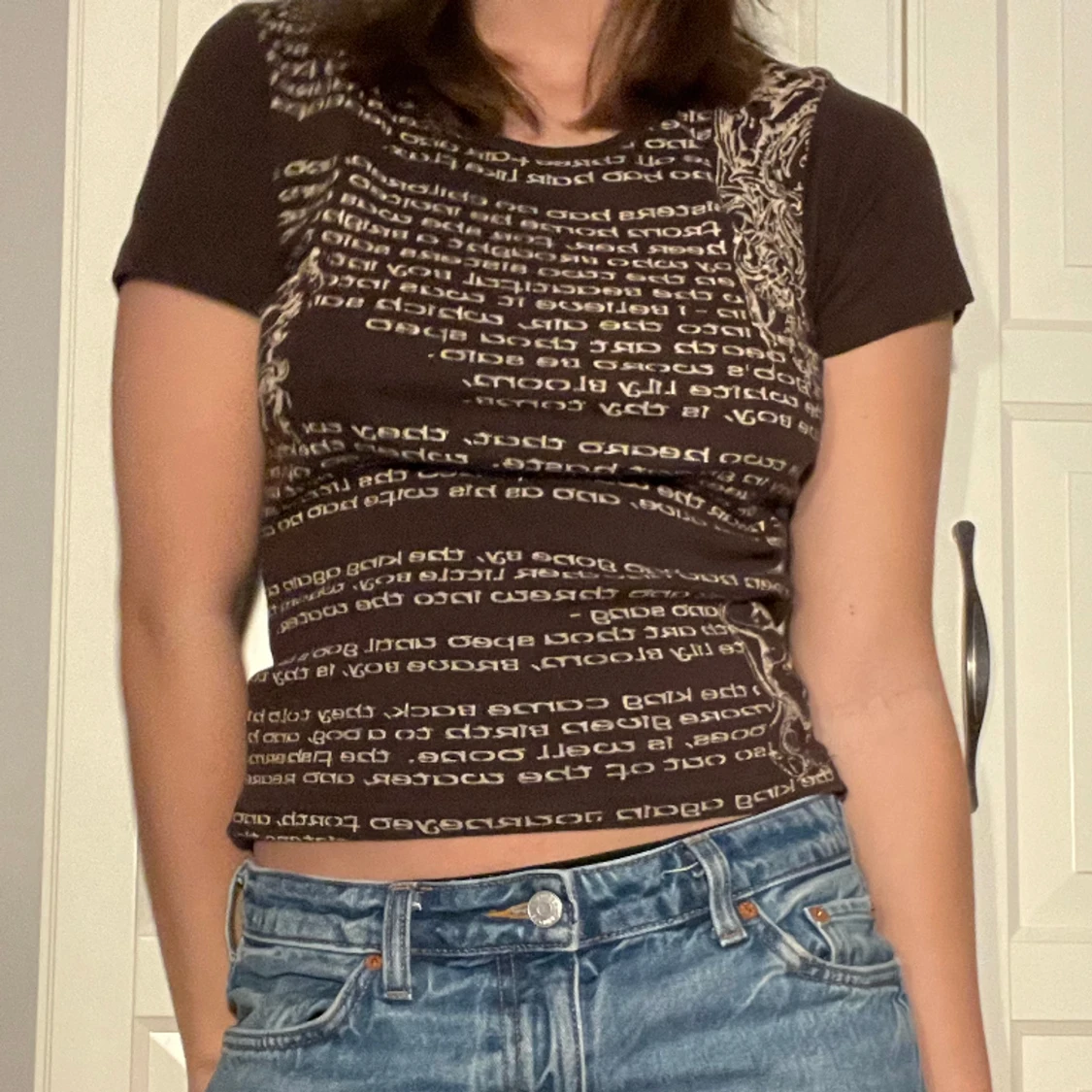 Vintage brun tshirt  - 90