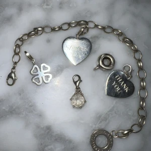 Thomas sabo, allt på bilden  - Armband, 4st berlocker, 1 hänge Allt på bilden. Allt är ts markerad  Jag har fler armband i olika storlekar om man vill ha specifik storlek 