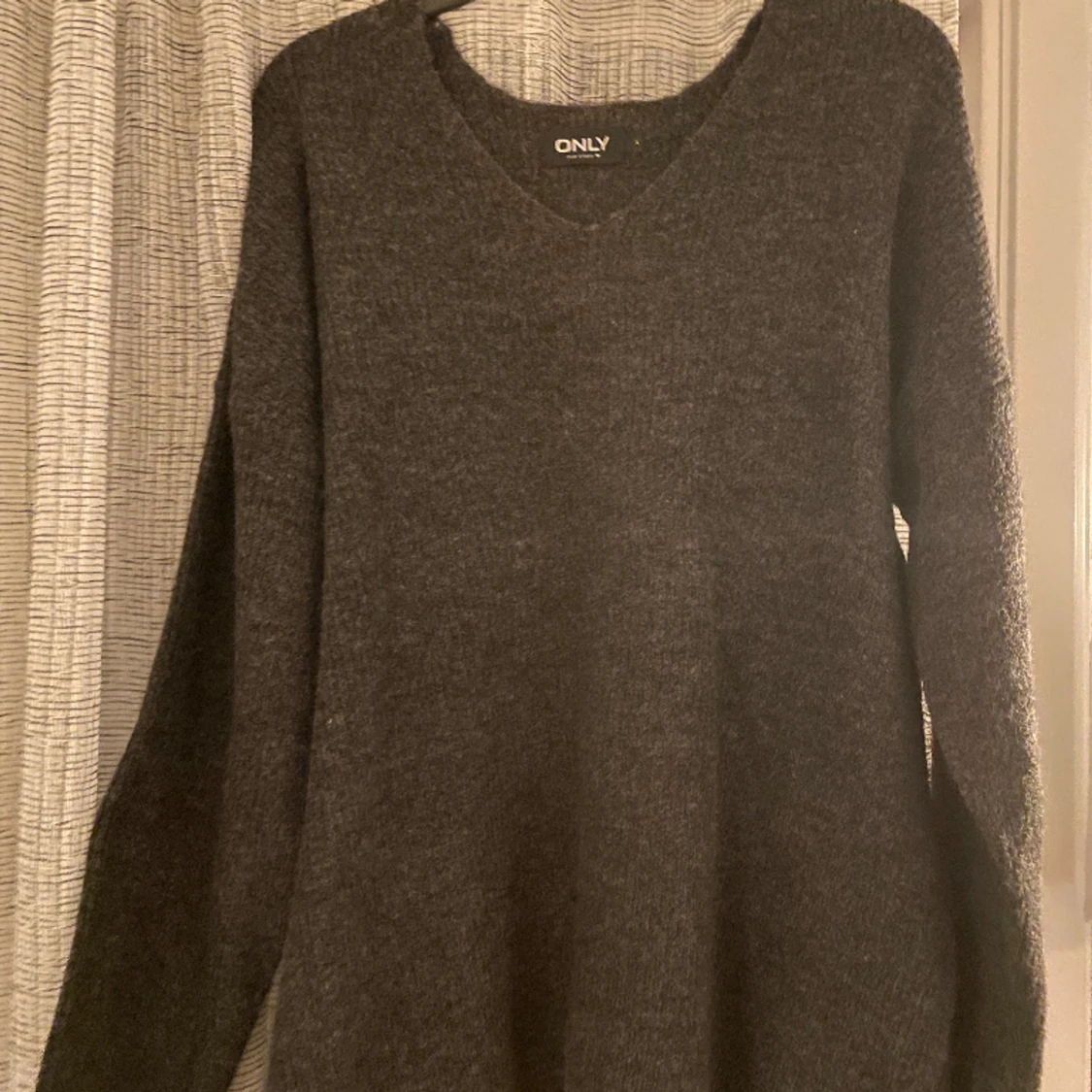 Stickad Tröja Grå - 90