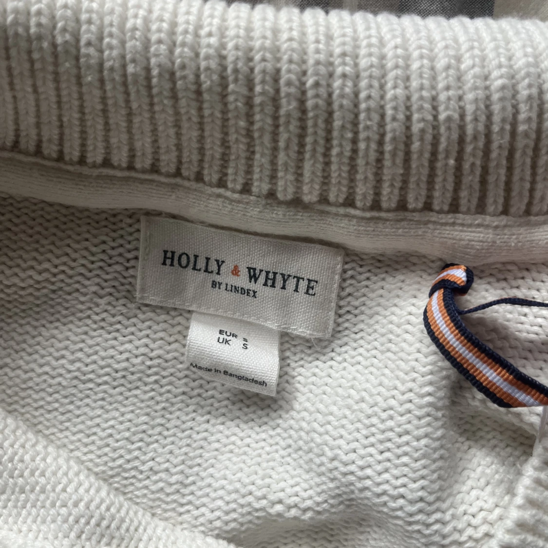 Randig stickad tröja  - 90