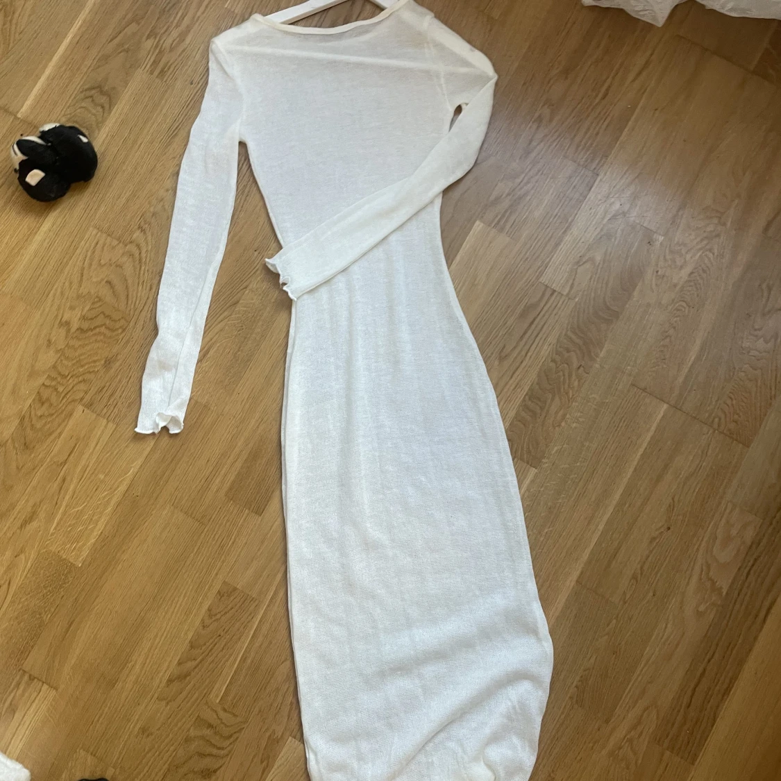 Stickad långklänning 