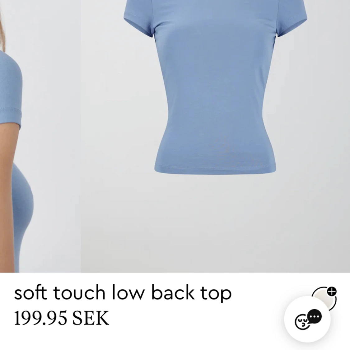 gina tricot öppen rygg topp strl s ny - 90