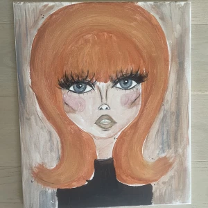 tavla  - 46x55 cm! akryl färg på canvas💕