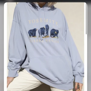 brandy melville yosemite hoodie  - säljer denna supersöta hoodie från brandy melville!! toppenskick, säljer då den inte kommer till användning. lite tunnare material så perfa för sommaren och hösten!! onesize, men passar XS-L beroende på om man vill ha den oversized eller inte 🩷