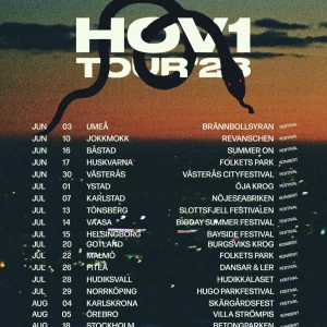Hov1 biljetter  - Jag säljer 2 stycken Hov1 biljetter till Stockholm den 18 augusti (slutsålt).  1400kr för 2 biljetter.  Skriv vid intresse 😁