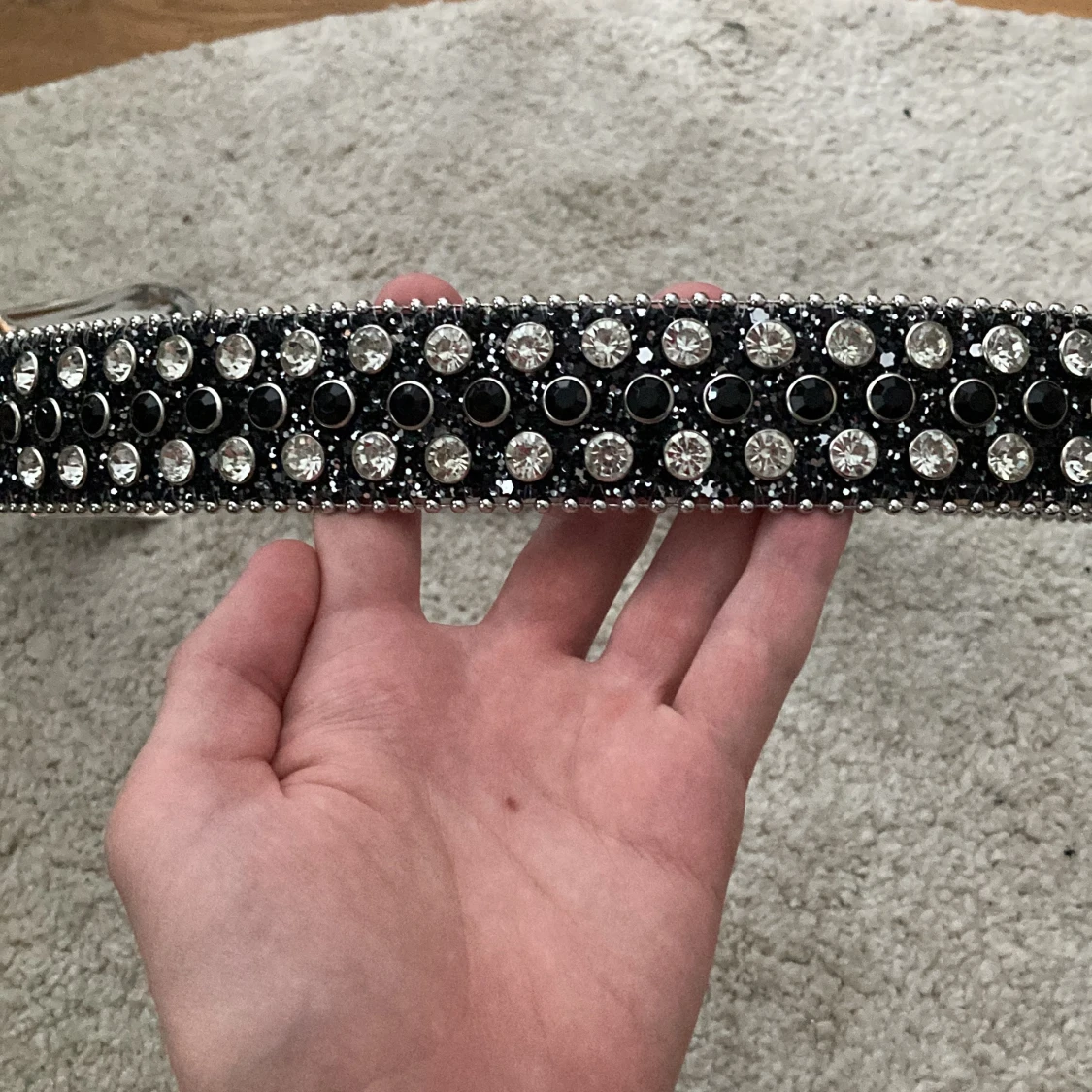 Rhinestone bälte - 90