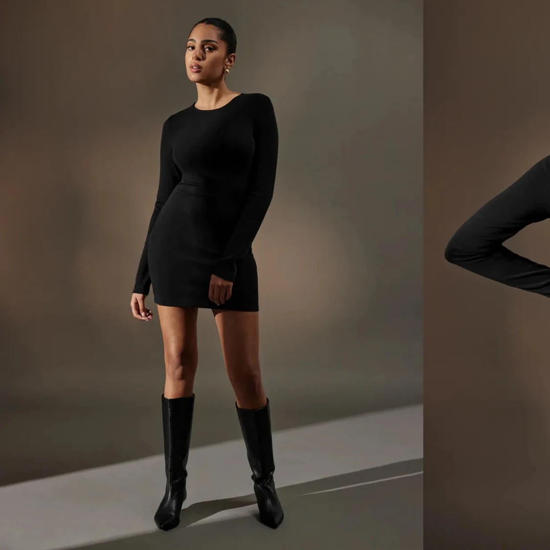 Klänning med öppen rygg - 90