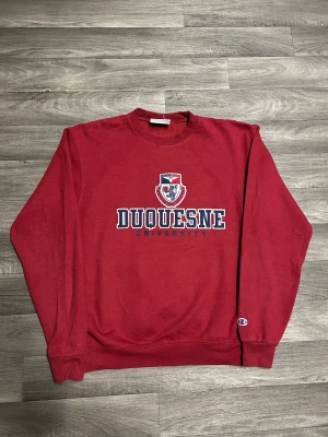 Champion Duquesne UNI - Snygg champion sweatshirt i storlek M! Bara att skriva om du undrar över något🙏