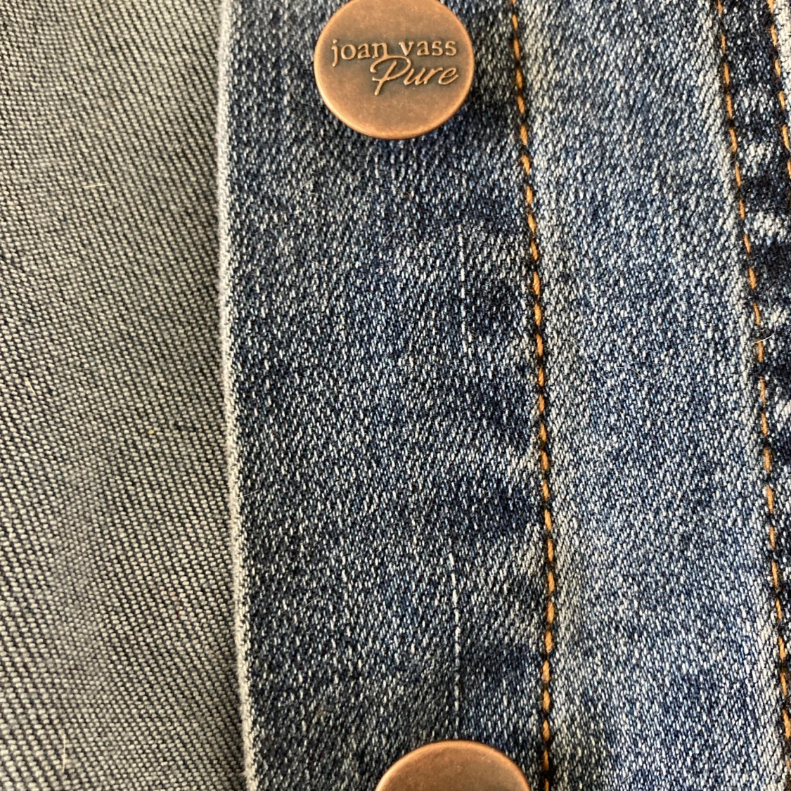 Brand new- Joan Vass pure denim jacket. Small  - 90