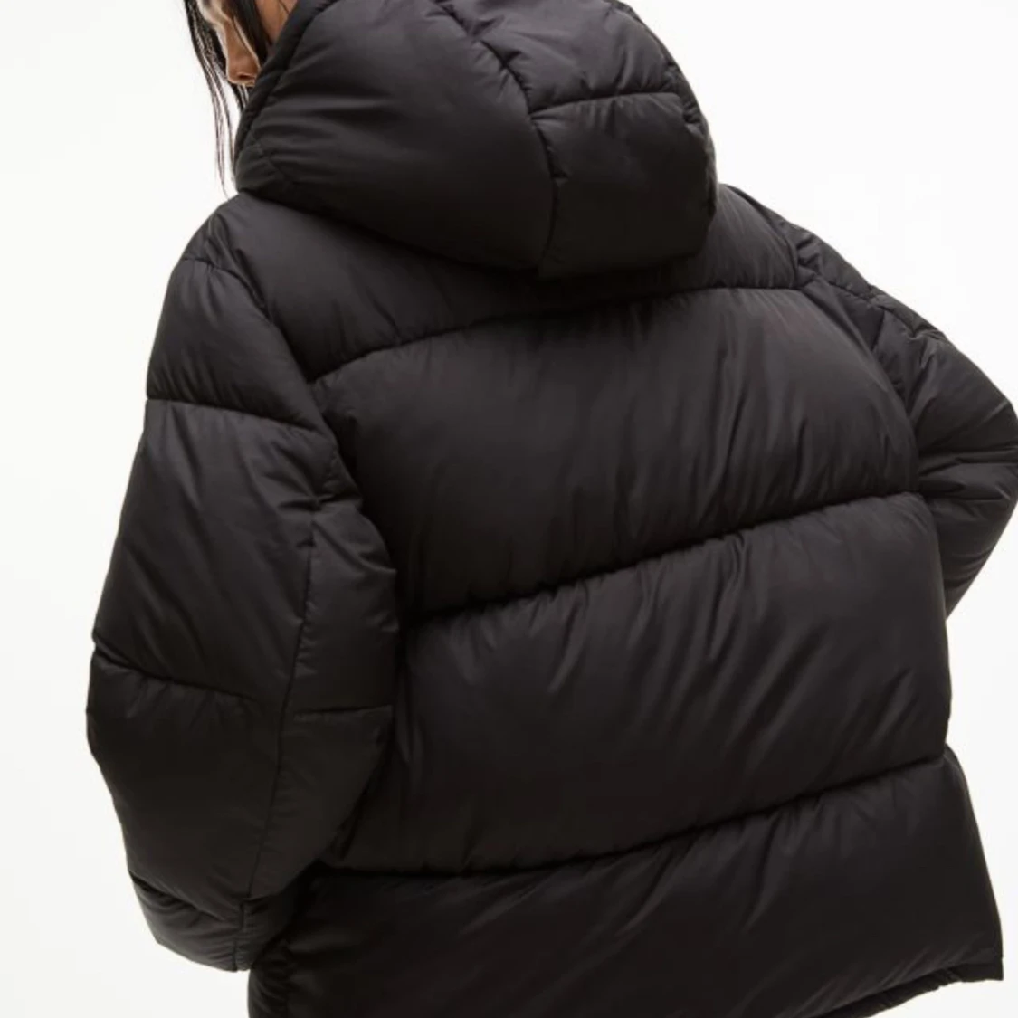 H&M jacka ”puffer med huva” - 90