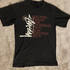 Stussy t-shirt - Vintage stussy T-shirt som är i storlek s. Skicket är bra förutom att trycket har sprickor i sig. Skriv ifall du undrar något och priset kan förhandlas!😉
