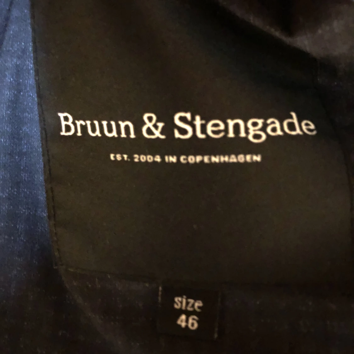 Bruun & Stengade Marinblå kavaj 46 - 91