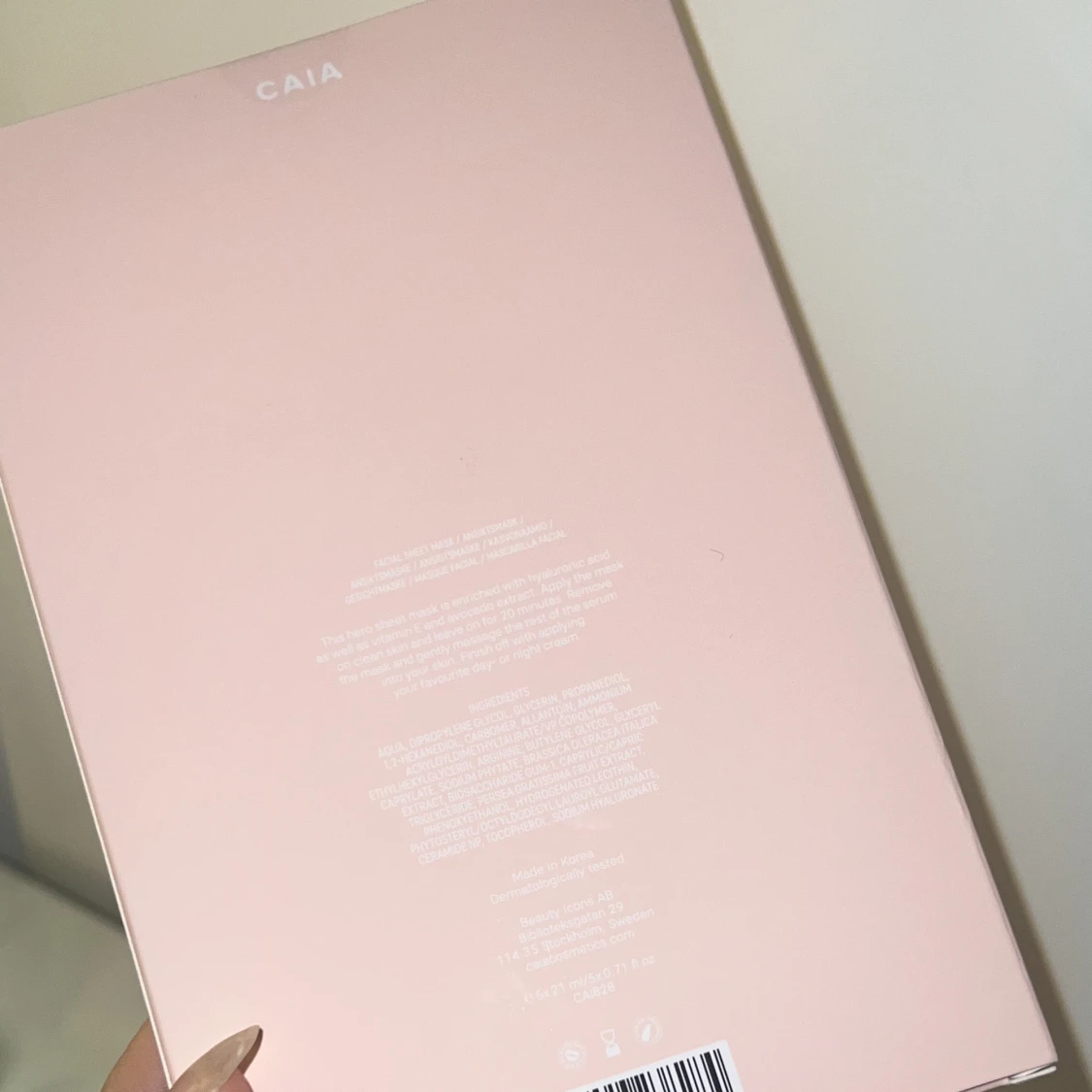 Caia - sheet mask - 90