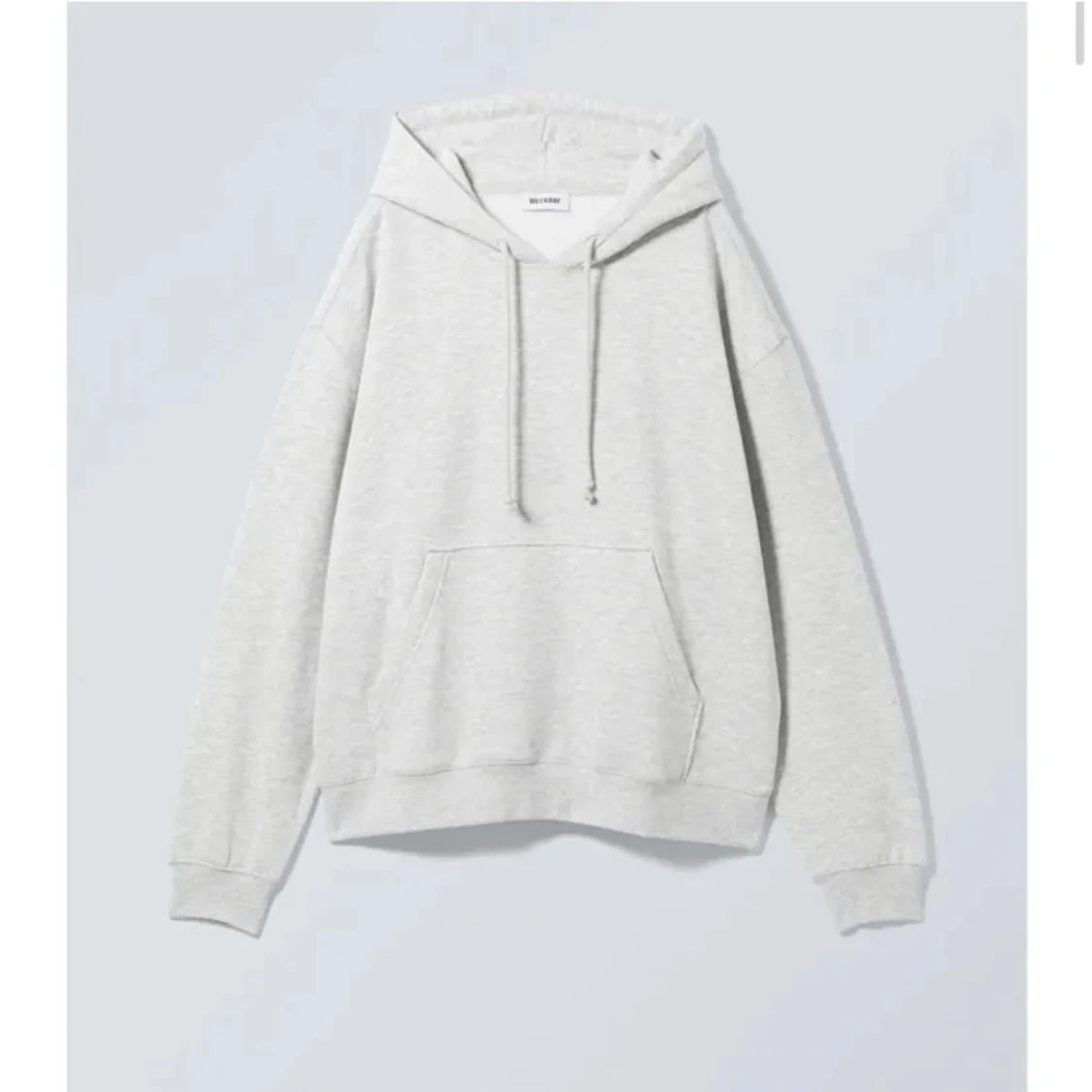 Grå hoodie weekday