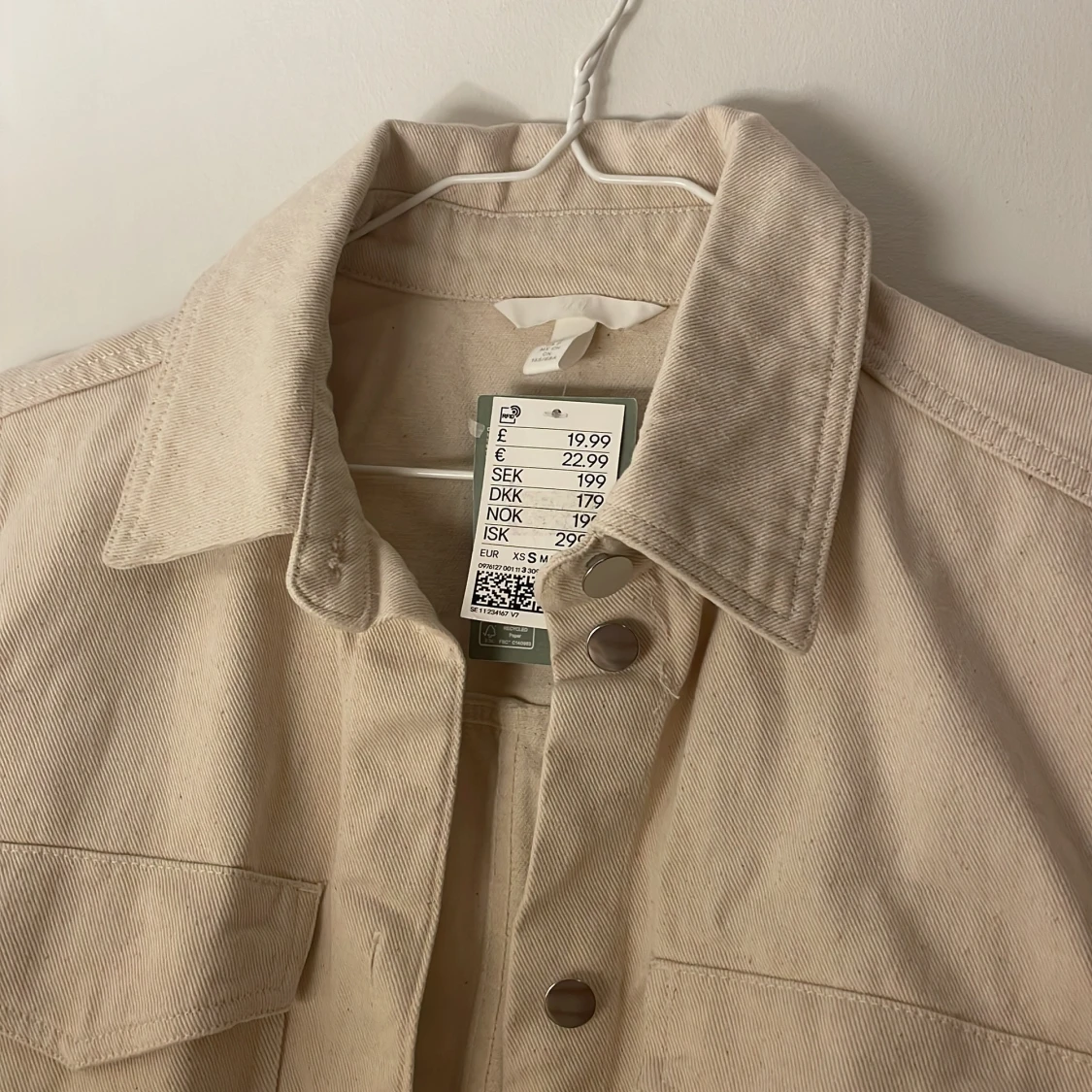 Ny cargo-denimväst - 90