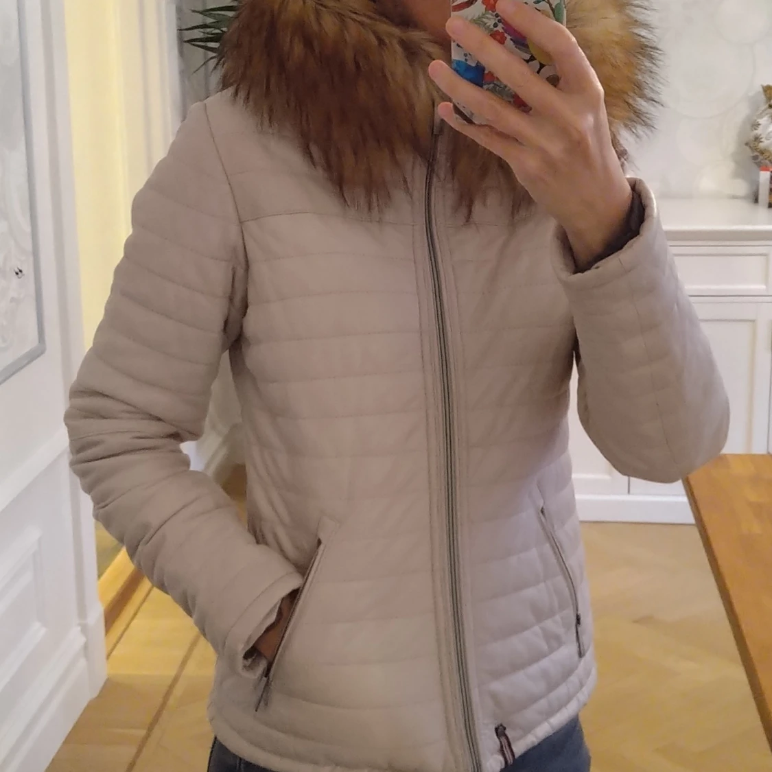 Oakwood varm läderjacka nyskick - 91