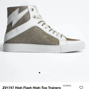 Zadig&Voltaire sneakers   - Säljer mina supersnygga ZV1747 High Flash High-Top sneakers från Zadig & Voltaire. Köpta i år och använda bara en gång. Nypris 4500 kr. Finns att köpa på hemsidan nu! Kartong och dustbag medföljer. 💞