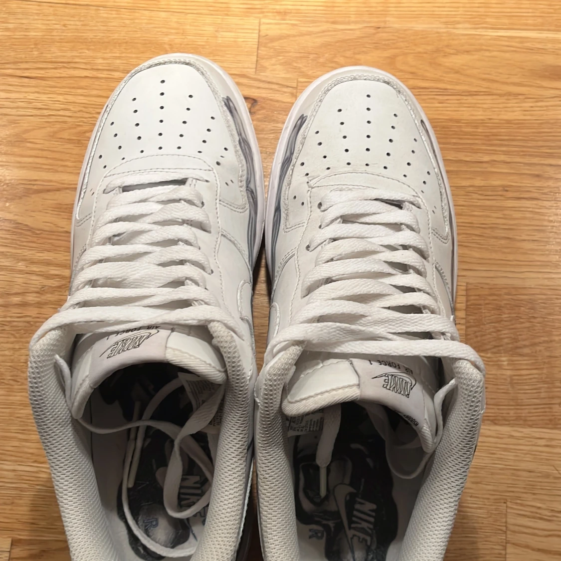 Air force 1 skeleton vit  - 91