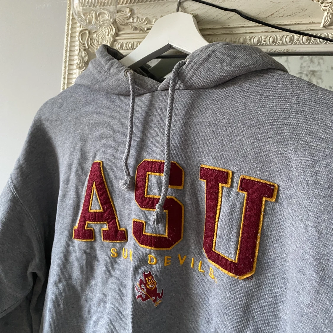 Hoodie med tryck - 90