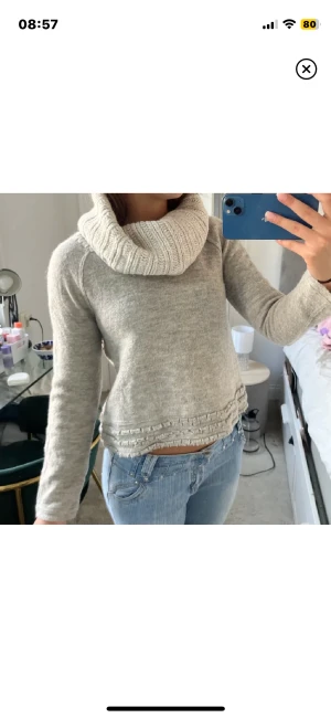 Fin stickad polo - Fin stickad tröja