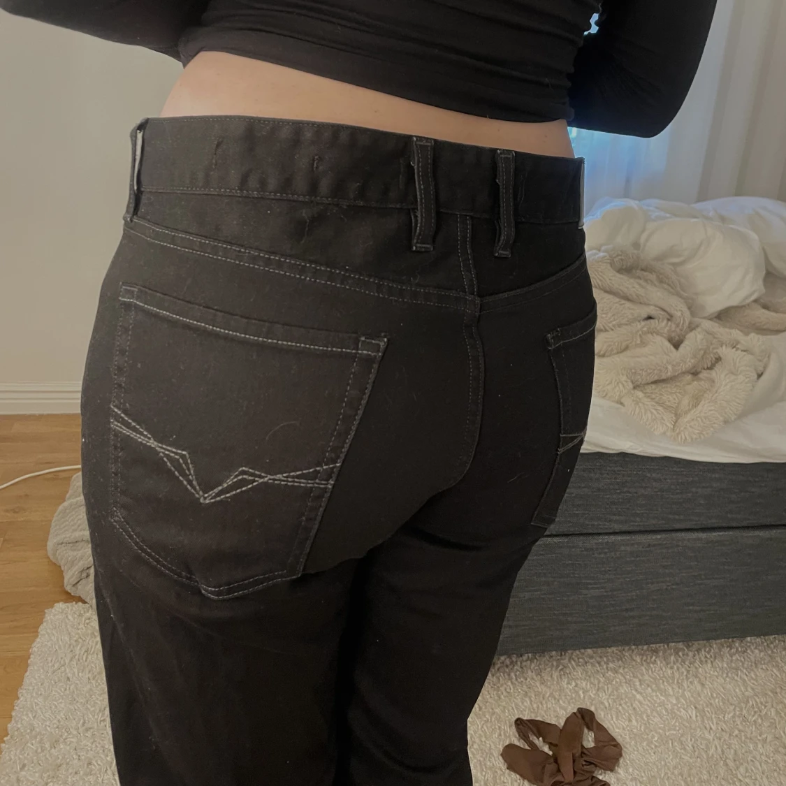 Lågmidjade jeans