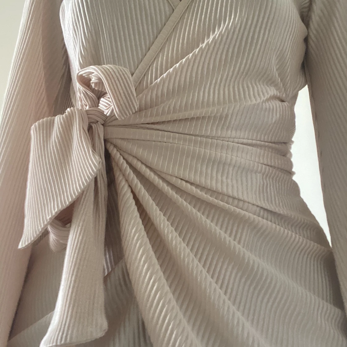 Champagne miniklänning 