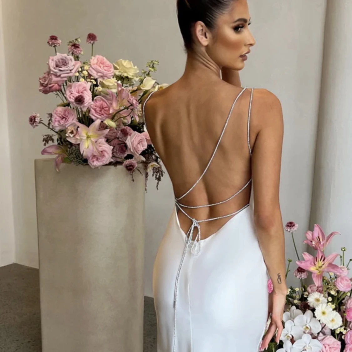 Vit klänning från BABYBOO  - 90