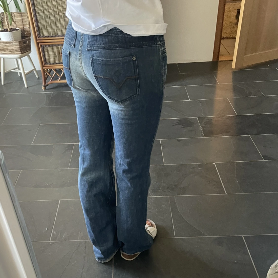 Lågmidjade jeans  - 91