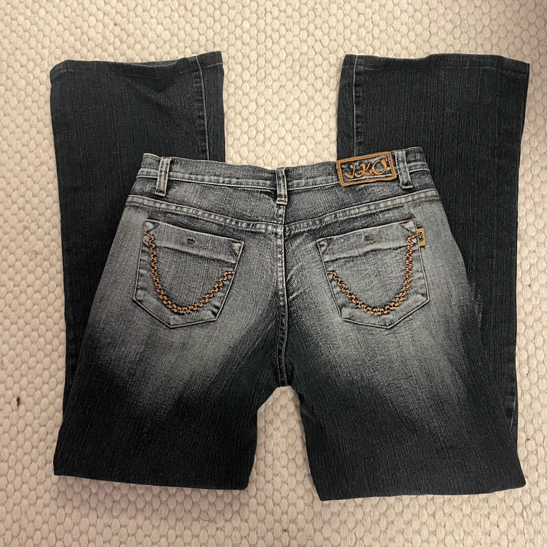 lågmidjade jeans - 91