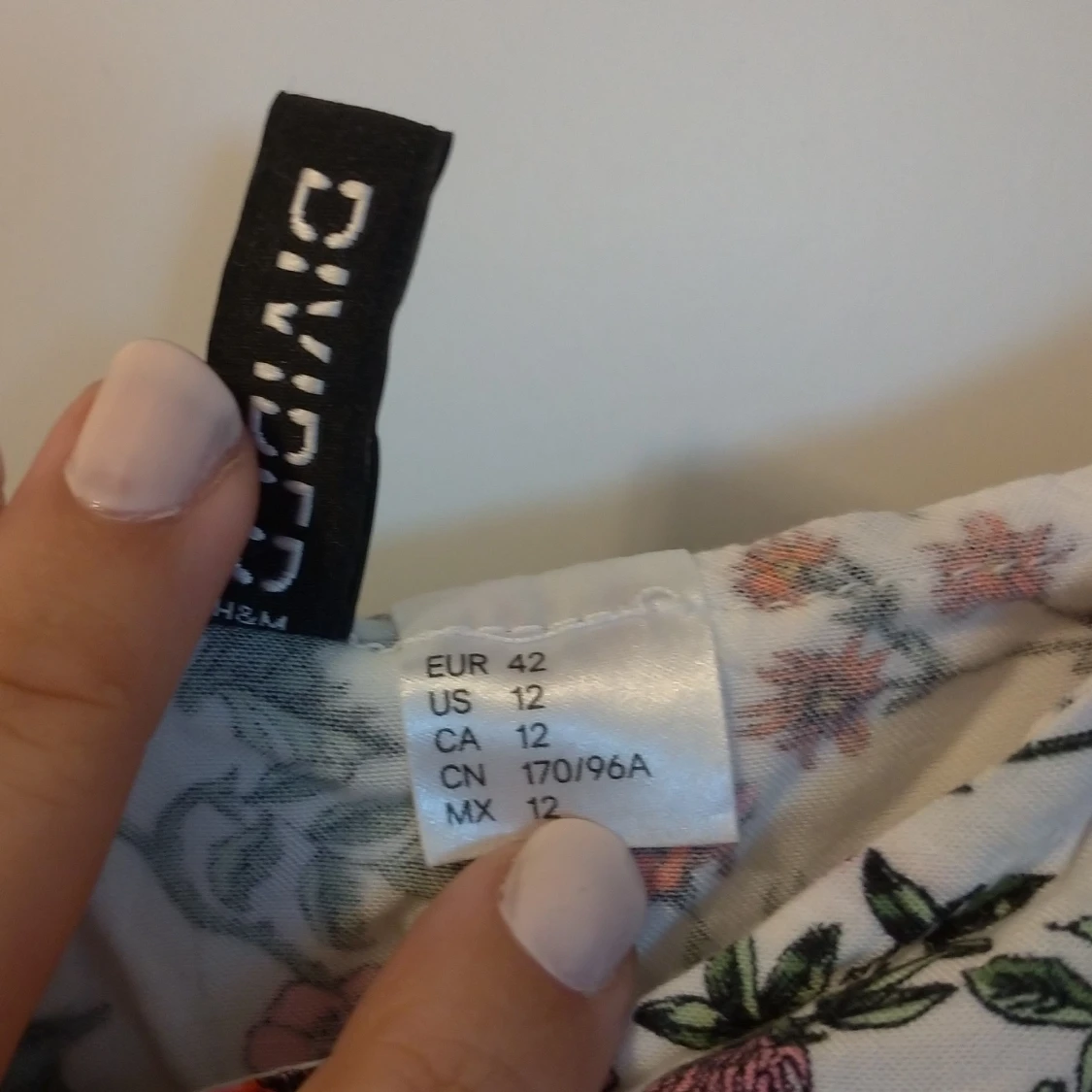 White flowery dress - 91