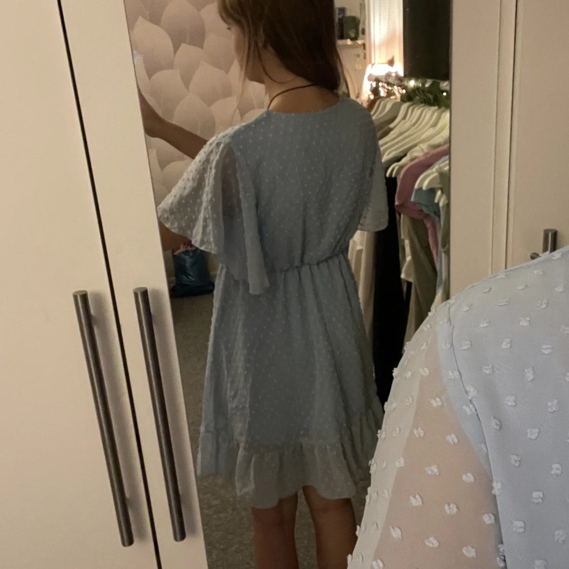 Blå klänning  - 90